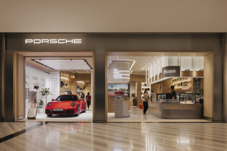 Porsche Opens Lifestyle Hub with Cafe at Jewel Changi